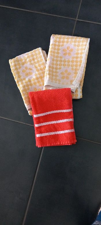 lot de 3 serviettes