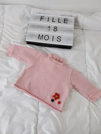 Pull fille 18 mois
