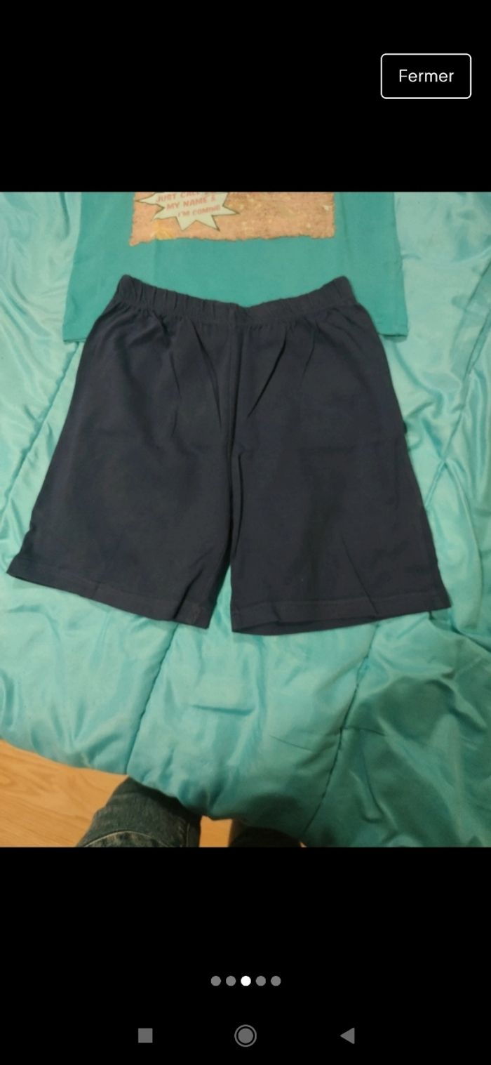 Ensemble de pyjama short taille 10 ans - photo numéro 3