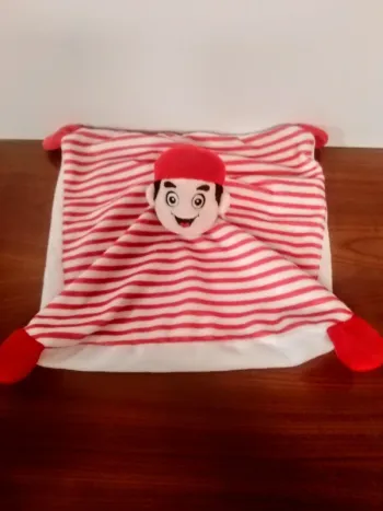 doudou plat Où est Charlie ? "Where's Wally?" matalan