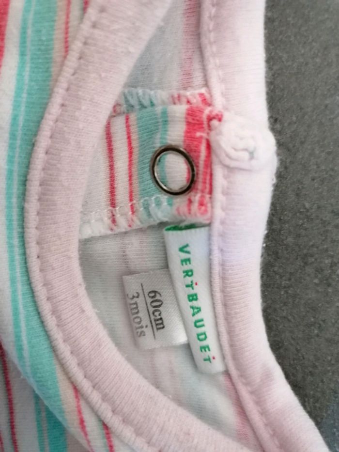 Pyjama léger verbaudet 1-3 mois - photo numéro 2