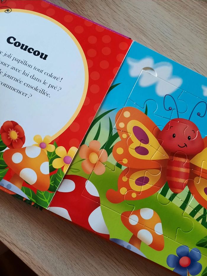 Mon premier livre puzzle Les Bestioles - photo numéro 2