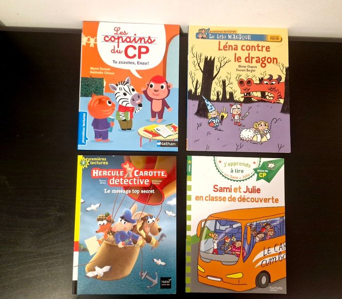 Lot de 4 livres - Niveau CP