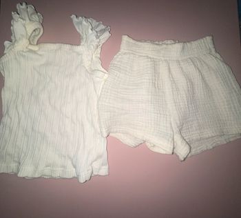 Ensemble fille couleur beige