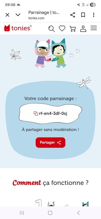 Code tonies