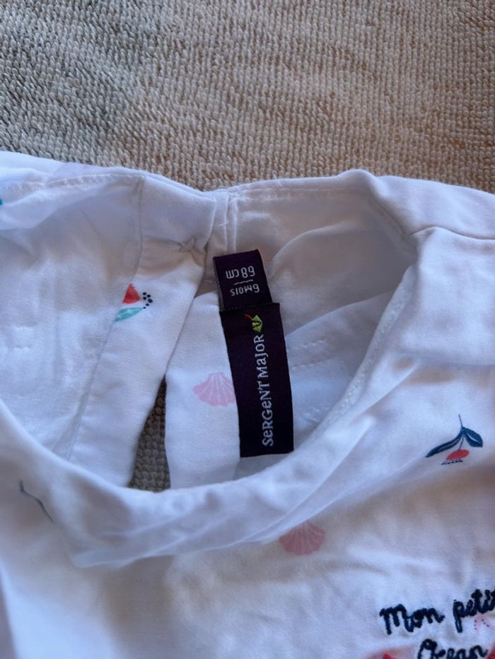 Robe bébé fille Sergent Major 6 mois - été - photo numéro 3