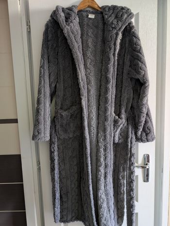 Peignoir homme à capuche 