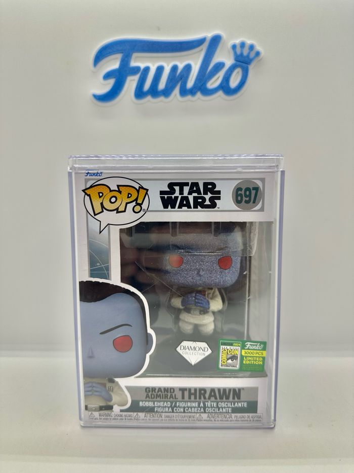 Funko Pop Star Wars Grand Admiral Thrawn 697 Diamond SDCC 3K Pcs