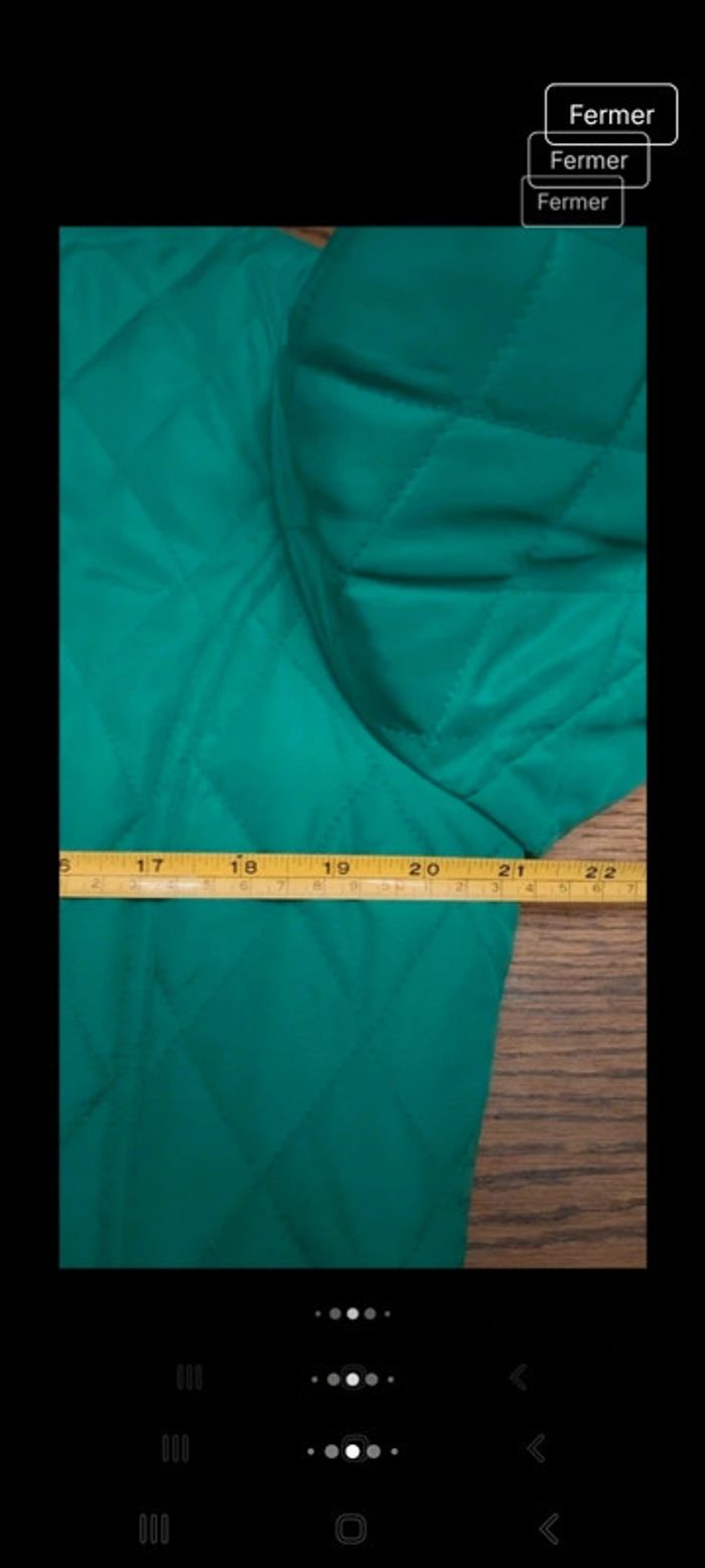 Veste coupe vent verte Clarina taille 42 - photo numéro 17