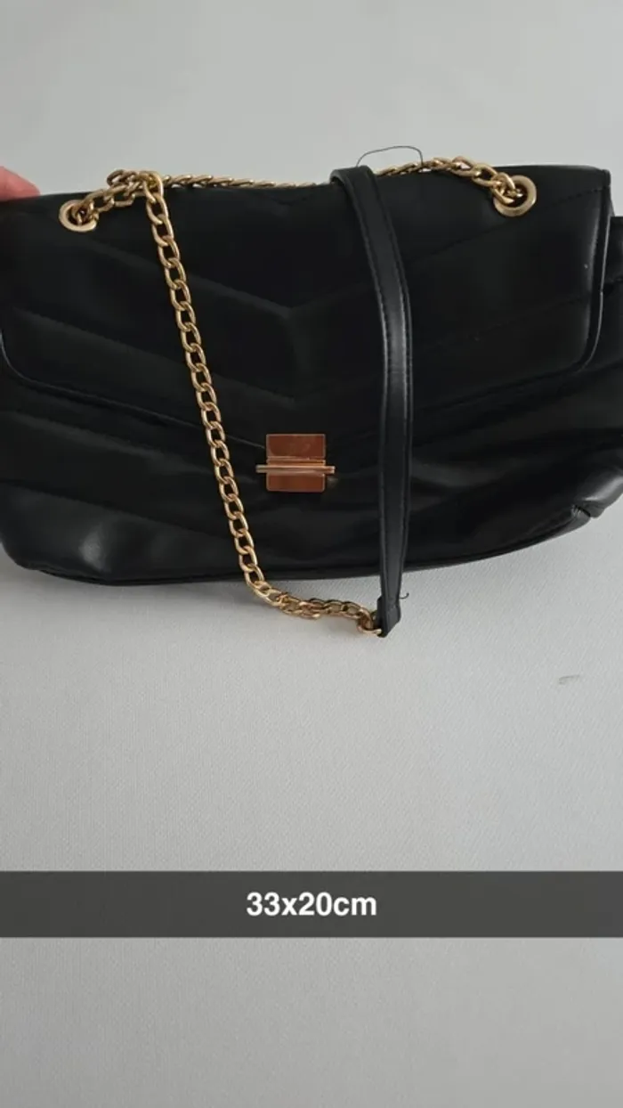 Sac bandouliere noir