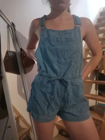Salopette short