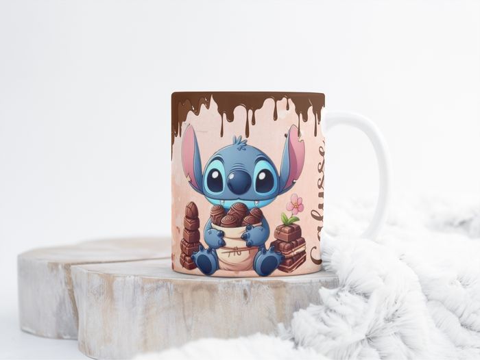 Mug stitch chocolat - photo numéro 2