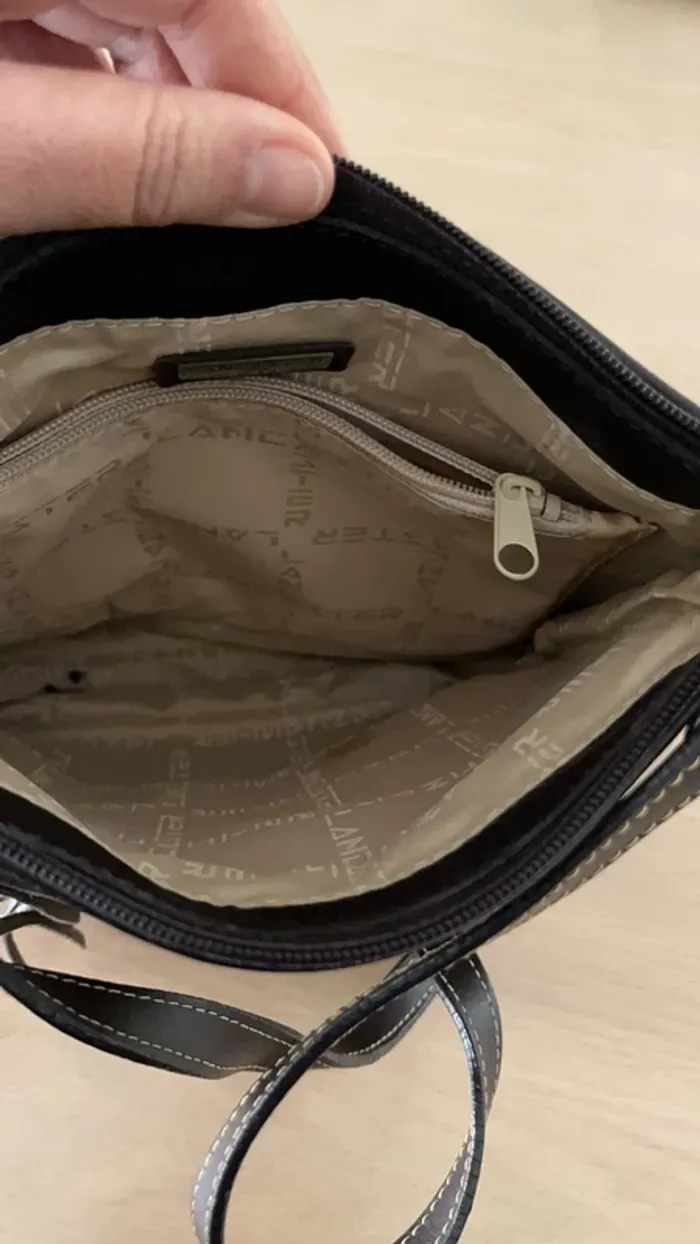 Sac bandoulière en cuir Lancaster - photo numéro 9