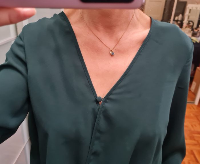 Blouse femme vert petrole Camaïeu T38 - photo numéro 6