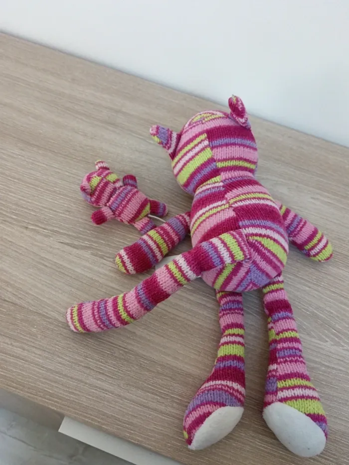 Doudou peluche multicolore Orchestra - photo numéro 5