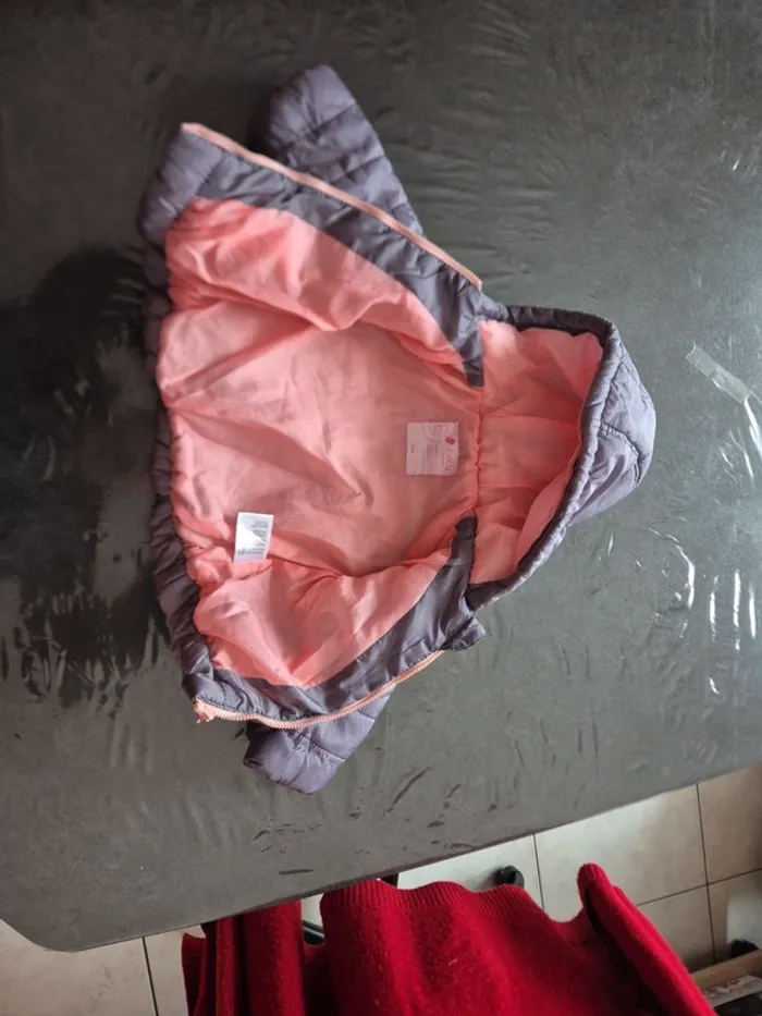 Manteau bébé doudoune hiver fille - photo numéro 2
