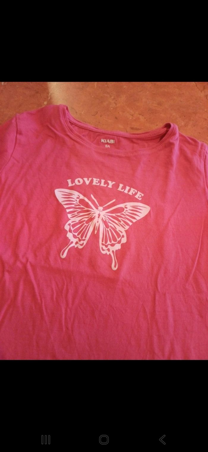 T.shirt fille taille 8 ans - photo numéro 2