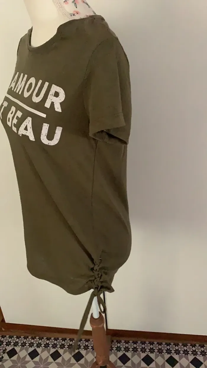 Tee shirt kaki - photo numéro 3