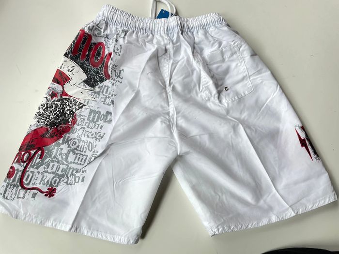 Short de bain blanc taille 12 ans survive sport - photo numéro 2