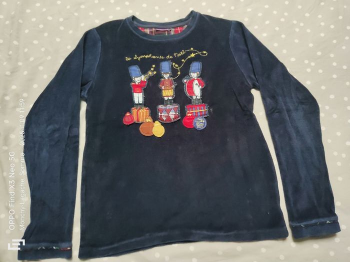 Haut de pyjama 12ans-150cm sergent major  Réduction jusqu'à -70%