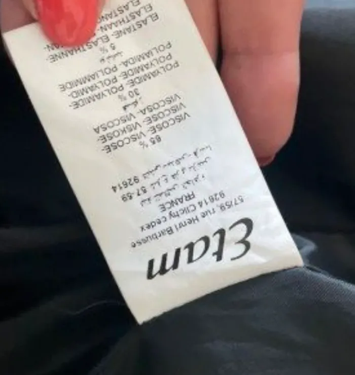 Etam Veste Blazer noir femme taille 38 - photo numéro 6