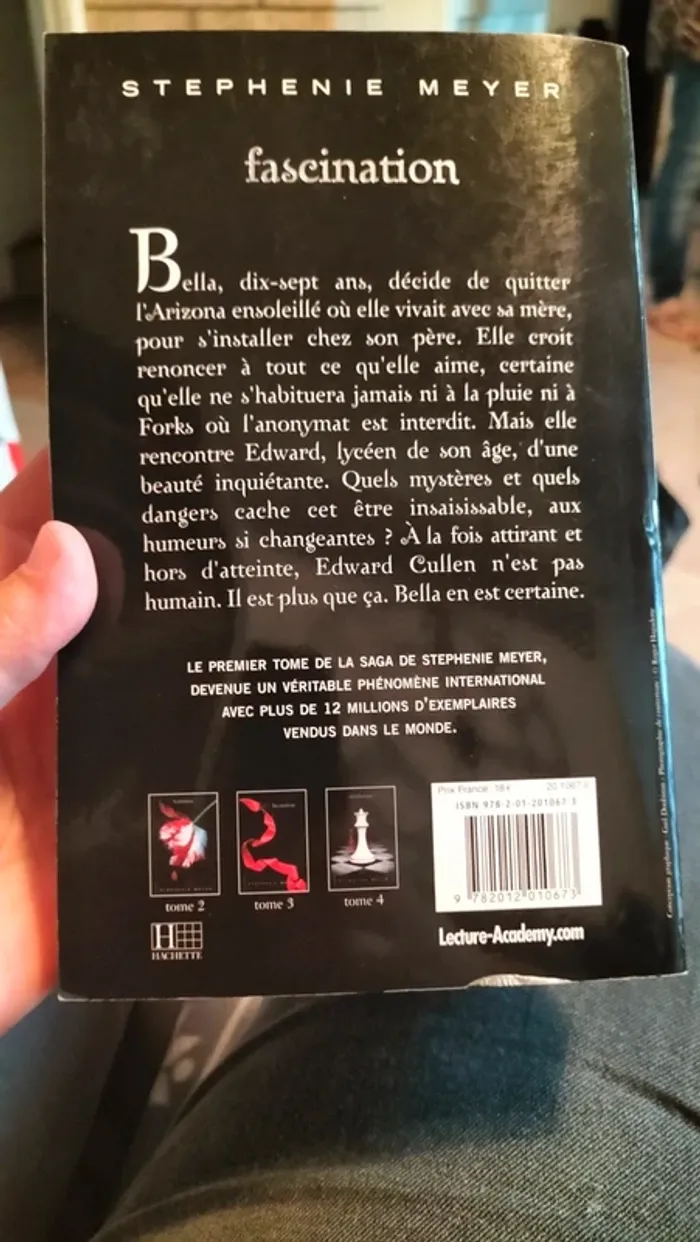 Livre tome 1 fascination - photo numéro 2