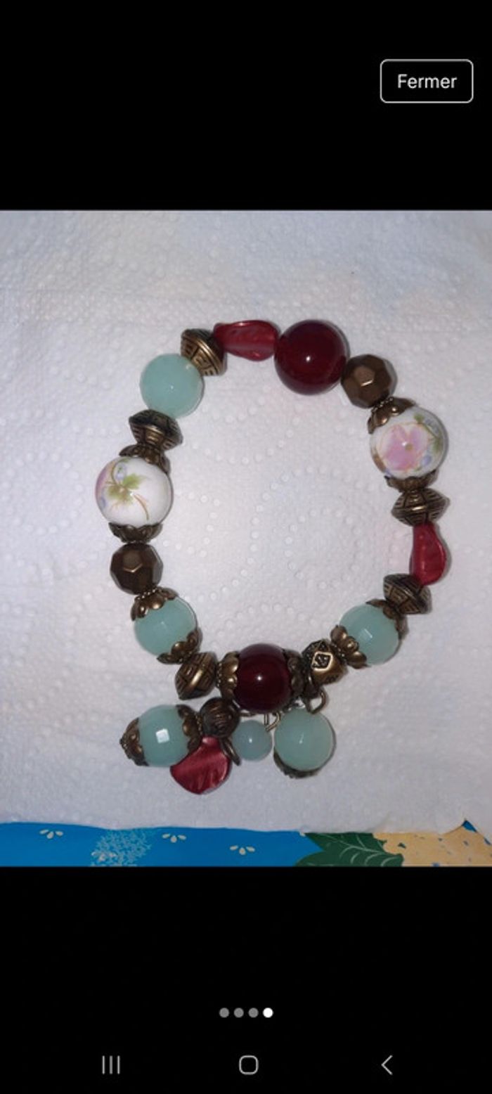 Bracelet élastique vintage