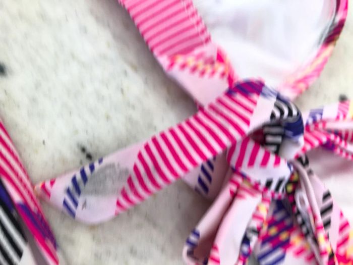 Maillot de bain 2 pièces à carreaux Ingear L - photo numéro 6