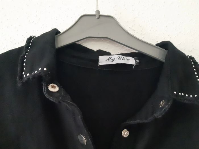 Veste overzise  femme franges taille M - photo numéro 6