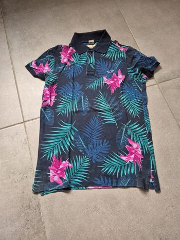 Polo fleurie holister homme taille s