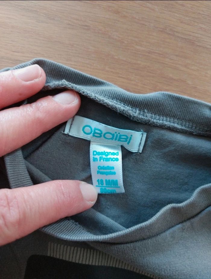 T-shirt 18 mois Obaibi - photo numéro 3