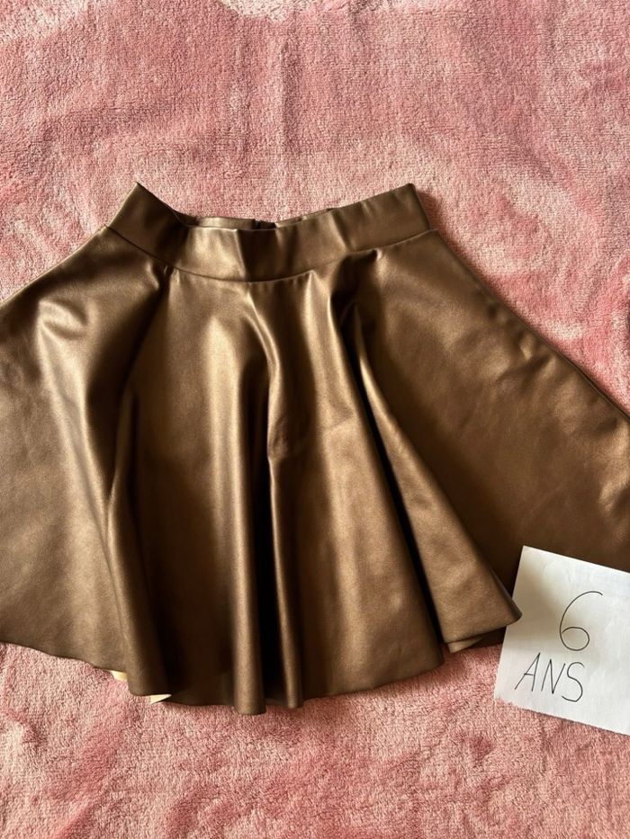 Jupe simili évasé 6ans