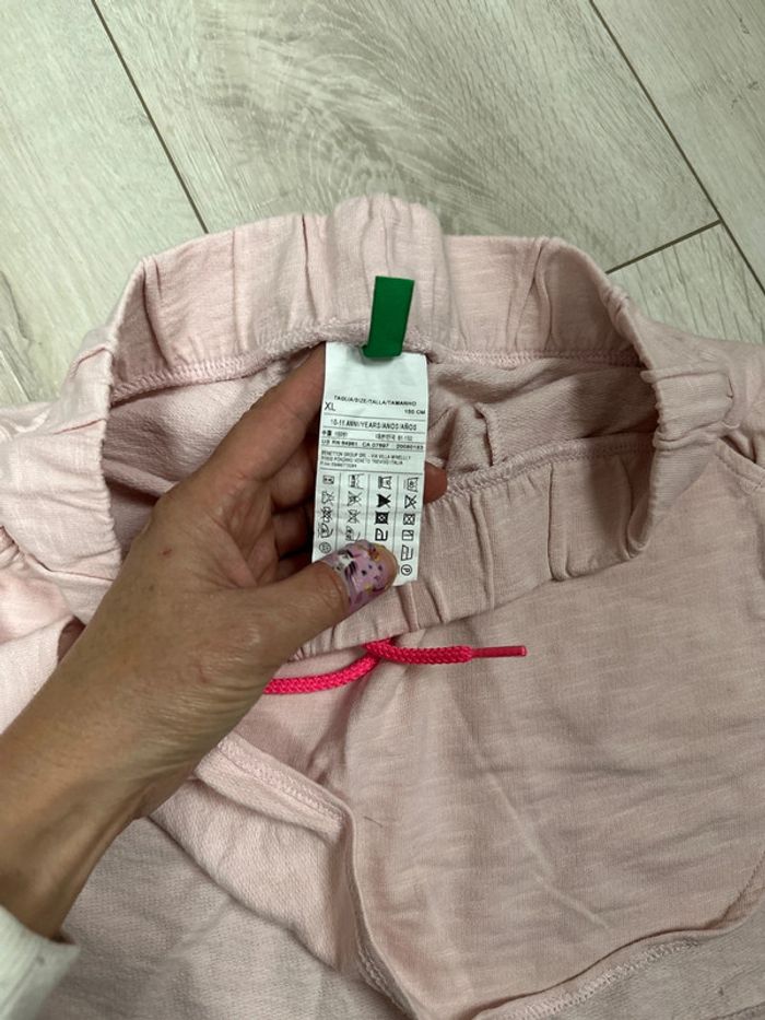 H’hupe courte rose United colors of Benetton 10-11 ans - photo numéro 3