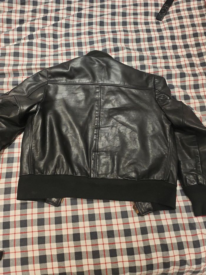 Blouson en cuir vintage schott - photo numéro 9