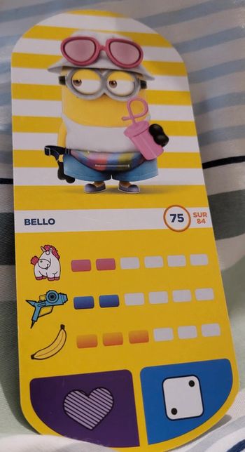 Carte Auchan Moi Moche et Méchant 3 "Bello" n°75/84