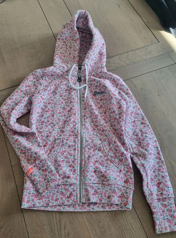 Gilet capuche à fleur Superdry