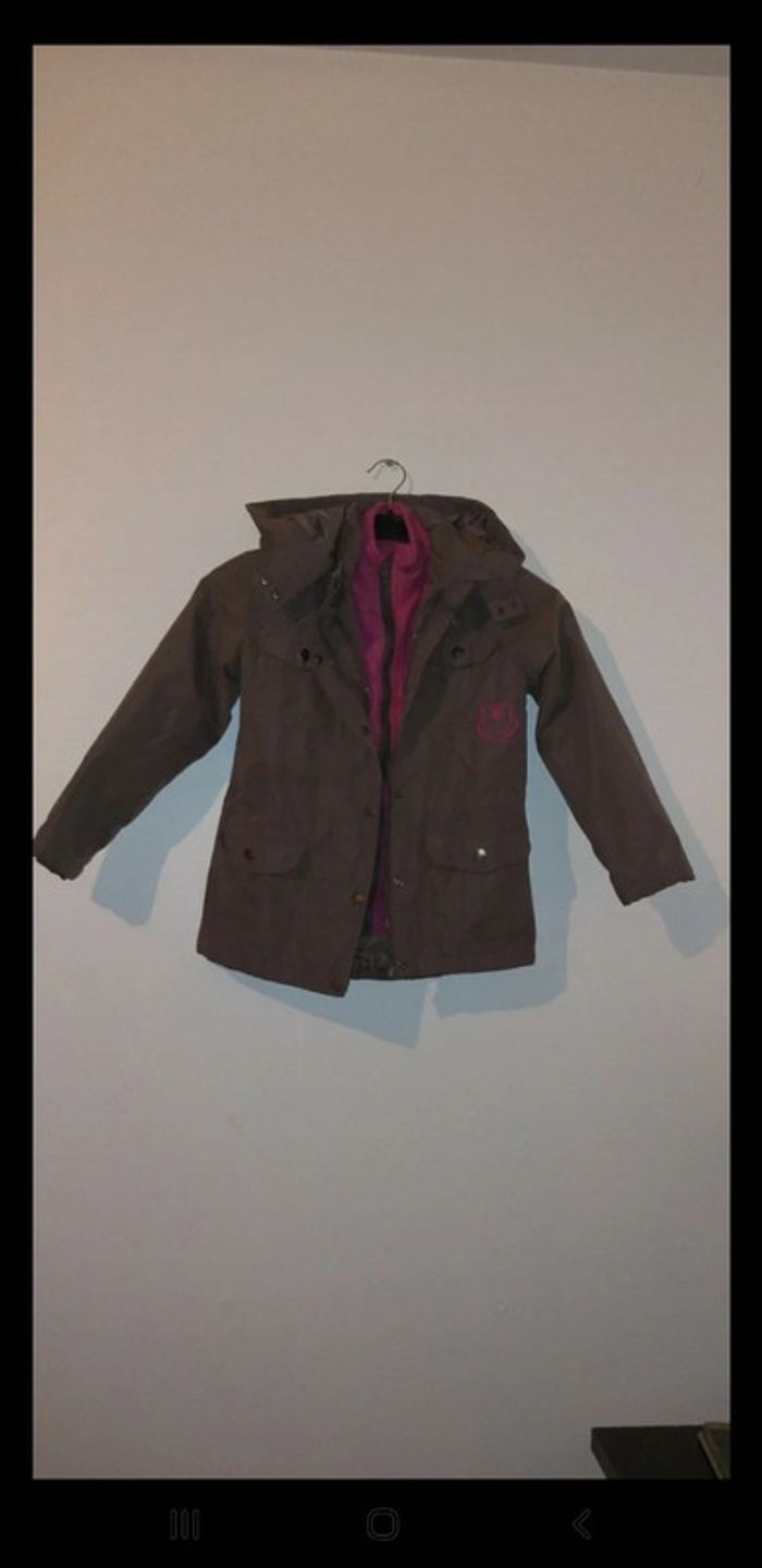 Manteau / blouson à capuche 2 en 1