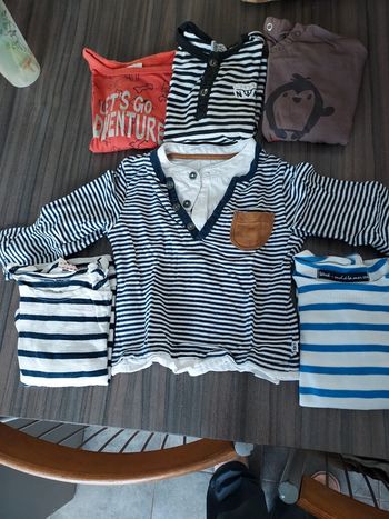 Lot t-shirt manche longue