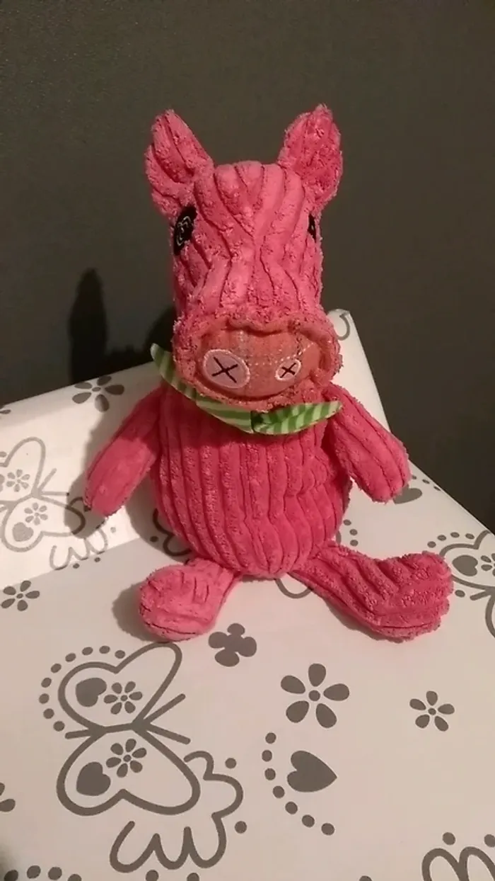 Peluche doudou Deglingos cochon - photo numéro 2
