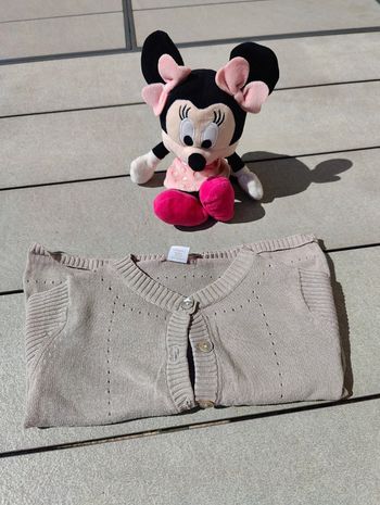 Gilet fille beige 18 mois