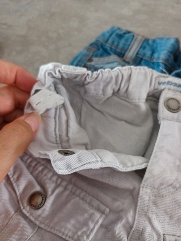 jean gris clair 9mois - photo numéro 3