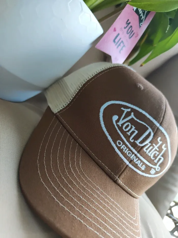 Casquette Trucker Von Dutch marron - photo numéro 4