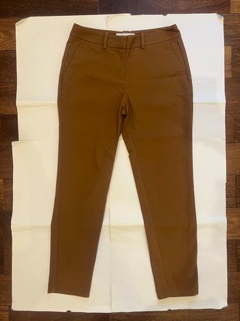 pantalon cigarette marron camel promod taille S
