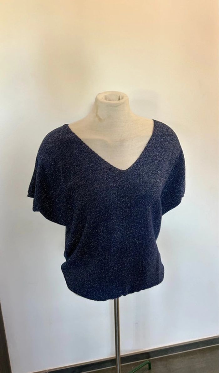 Blouse Morgan pailletée XS - photo numéro 2