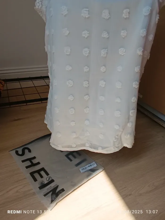 Magnifique débardeur blanc shein taille L neuf - photo numéro 2