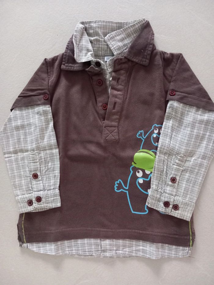 Polo manche longue