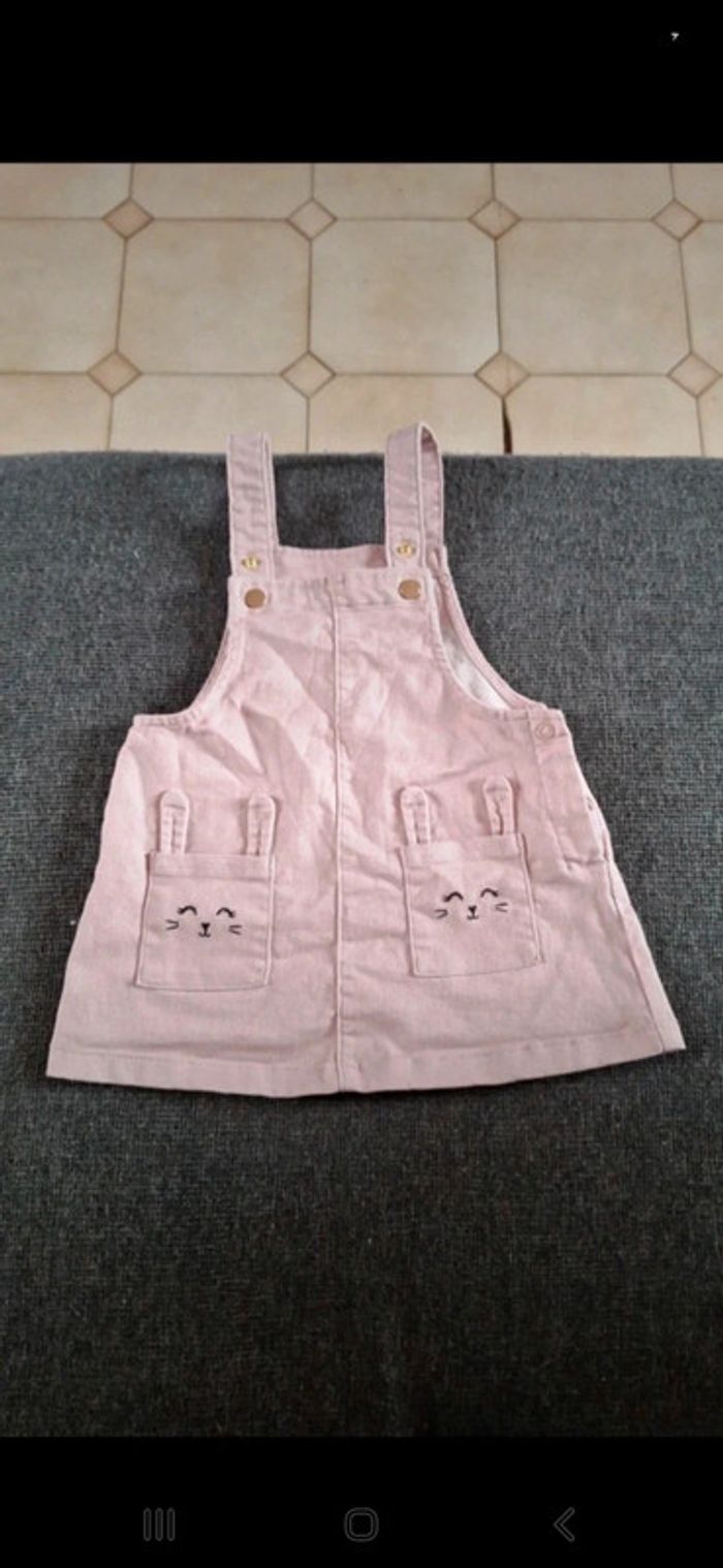 Robe à bretelles H&M 9mois 74cm 👻