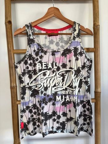 débardeur superdry palmiers