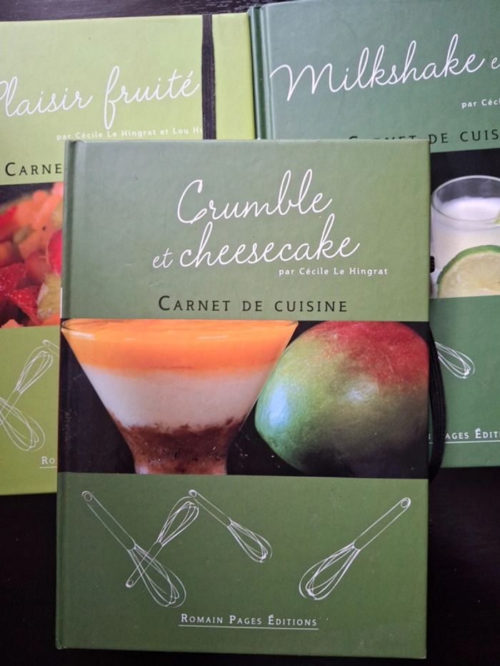 Lot de 3 livres série Carnet de cuisine - photo numéro 2