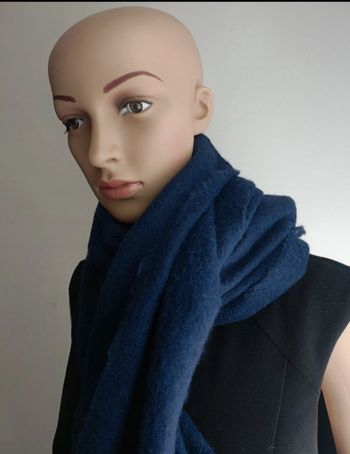 Grande écharpe double M milano d'environ 2 mètres